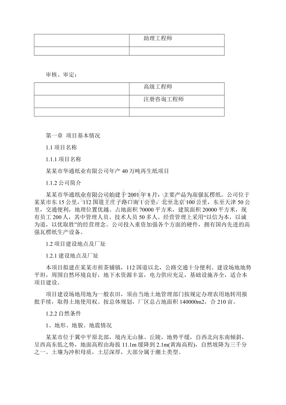 造纸项目立项节能专项评估报告.docx_第2页