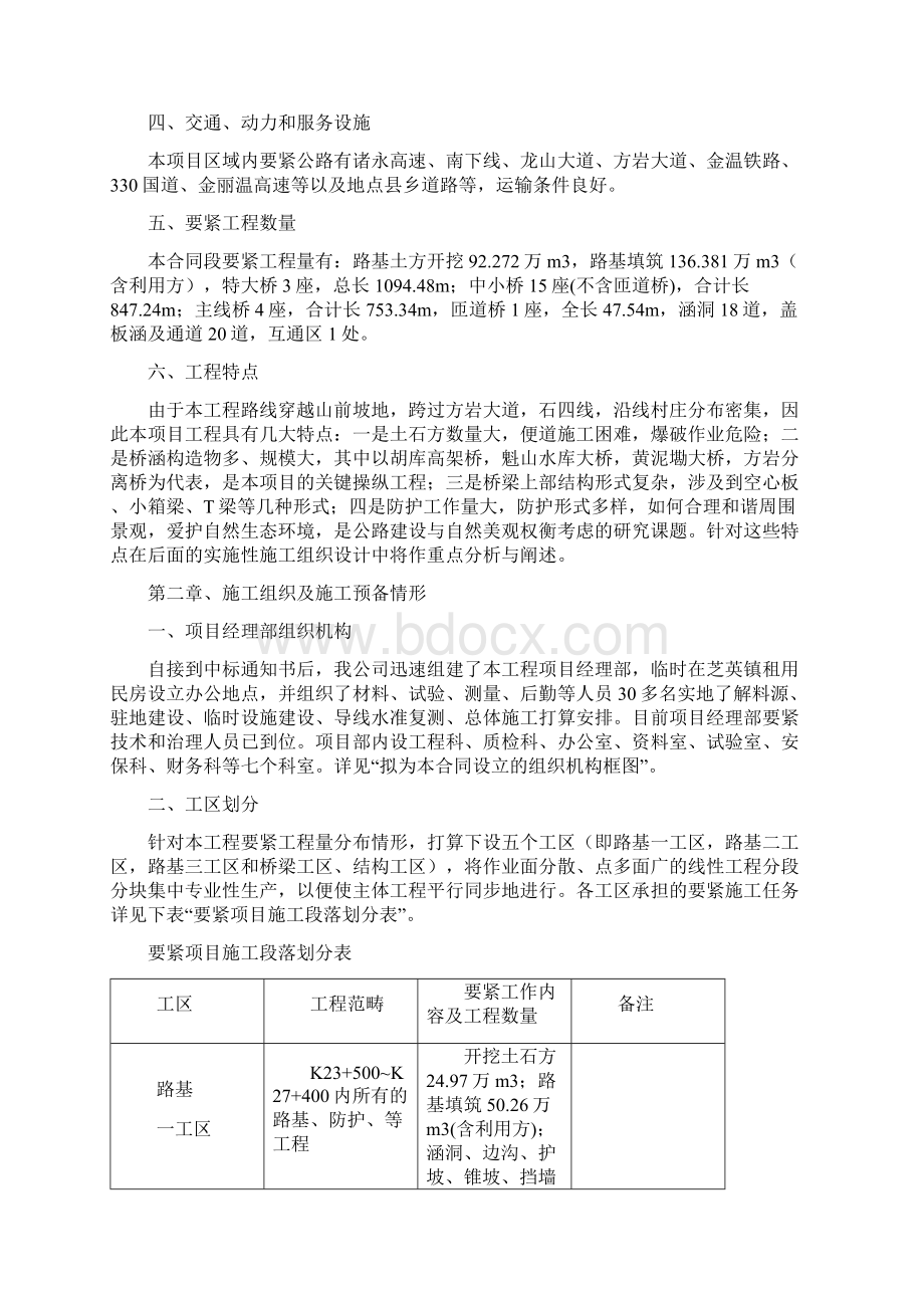 东永高速总施工组织设计实施性Word文件下载.docx_第3页