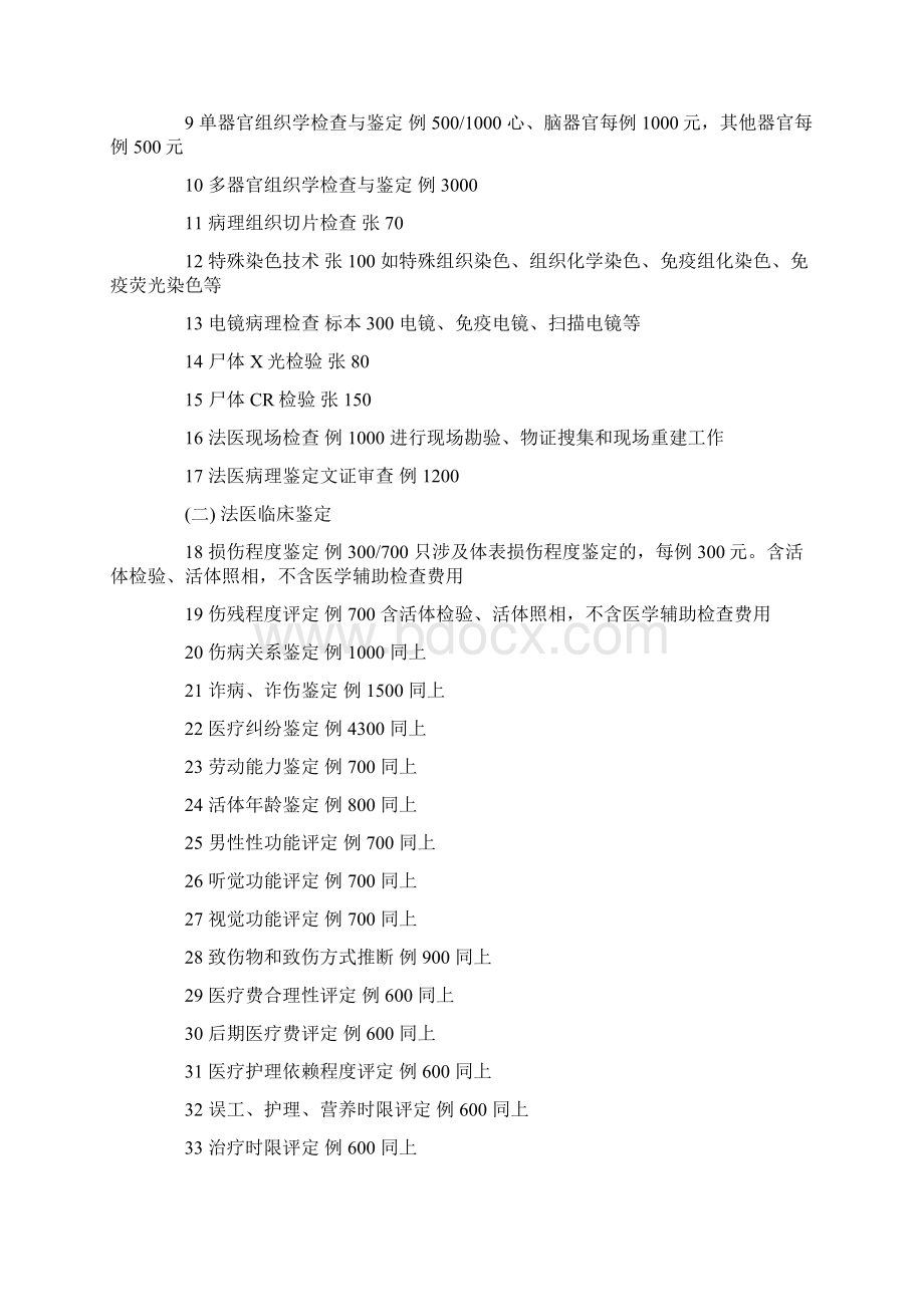 司法鉴定收费标准是怎样的.docx_第2页