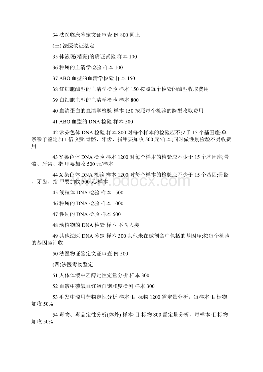 司法鉴定收费标准是怎样的.docx_第3页