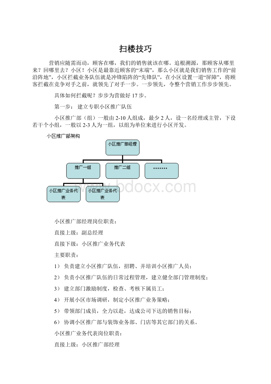 扫楼技巧文档格式.docx