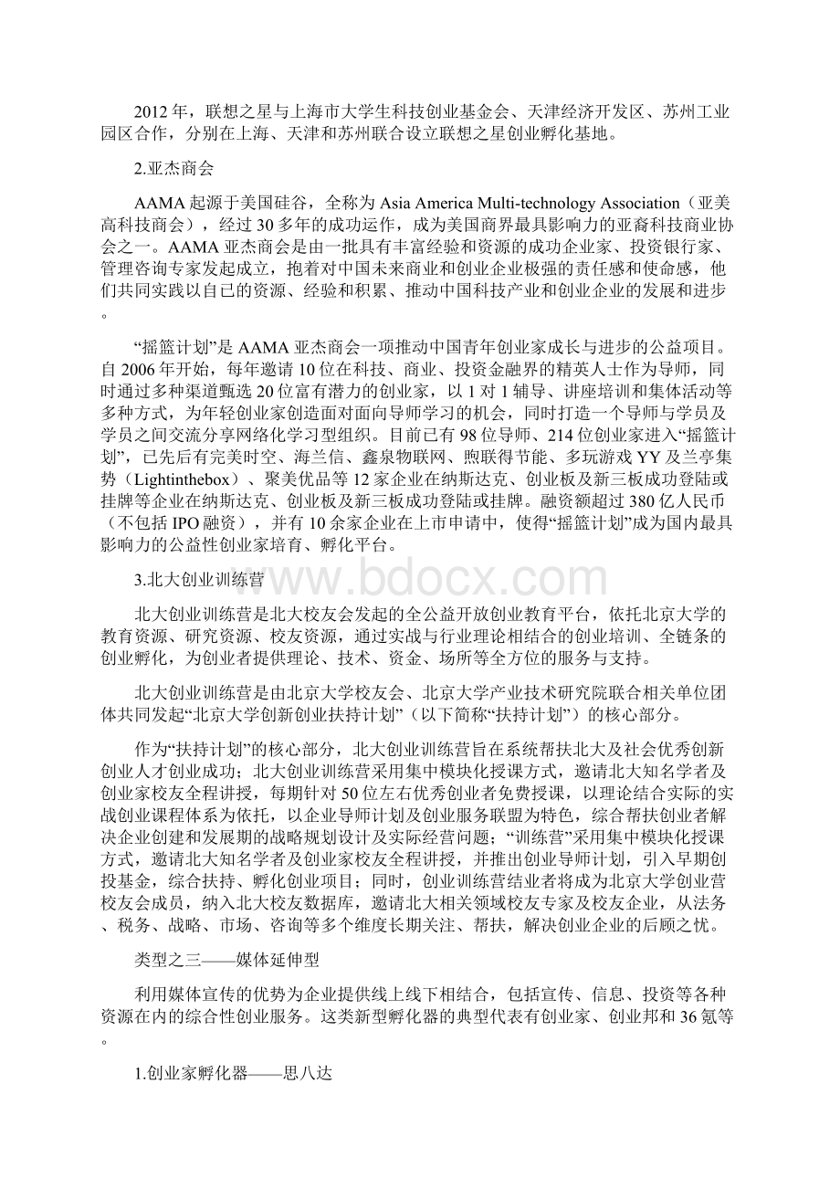 众创空间常见的五种类型Word文档格式.docx_第3页