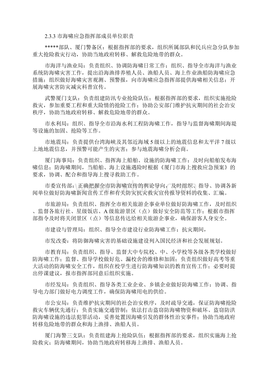 厦门市海啸灾害应急预案.docx_第3页