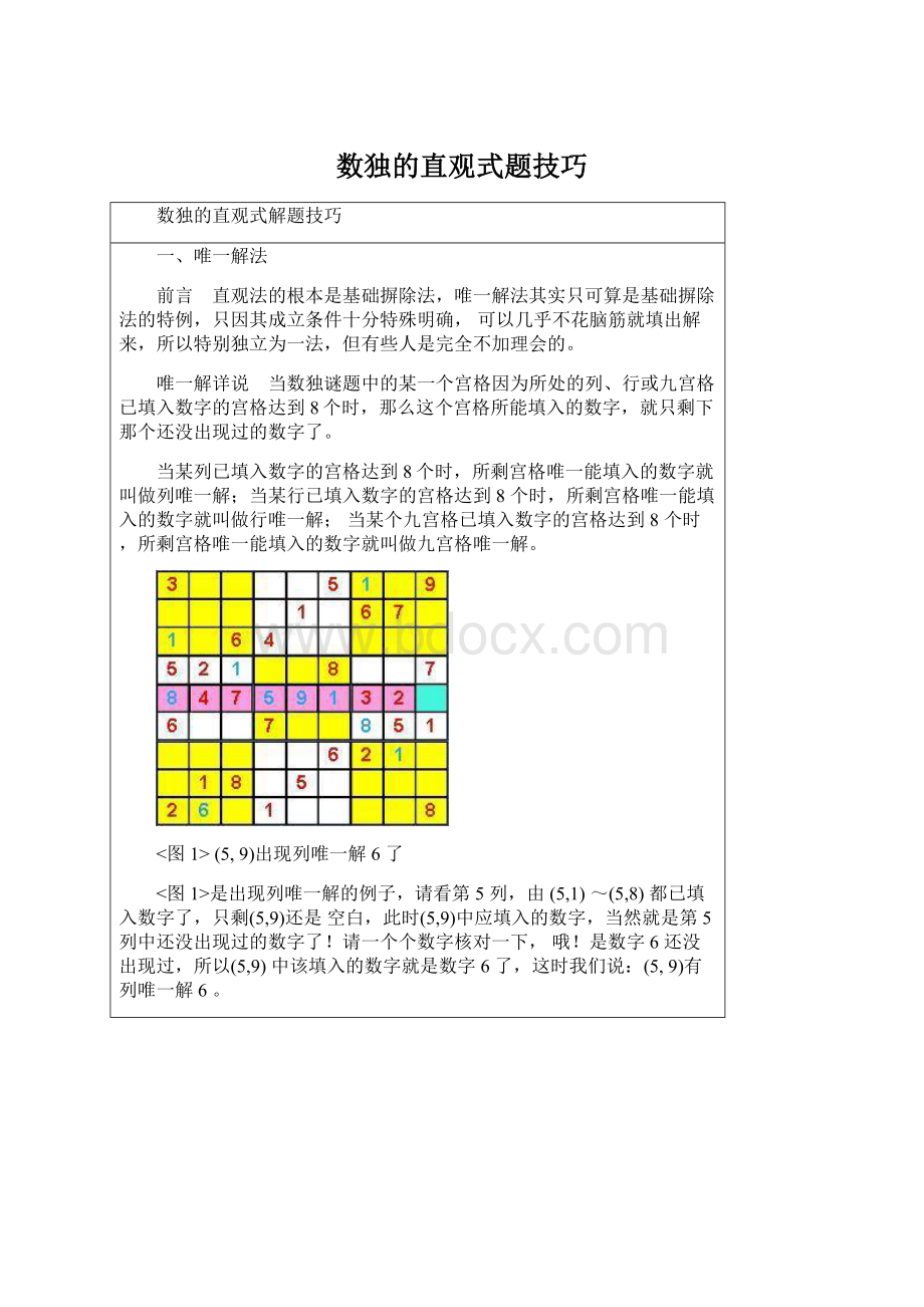 数独的直观式题技巧.docx_第1页