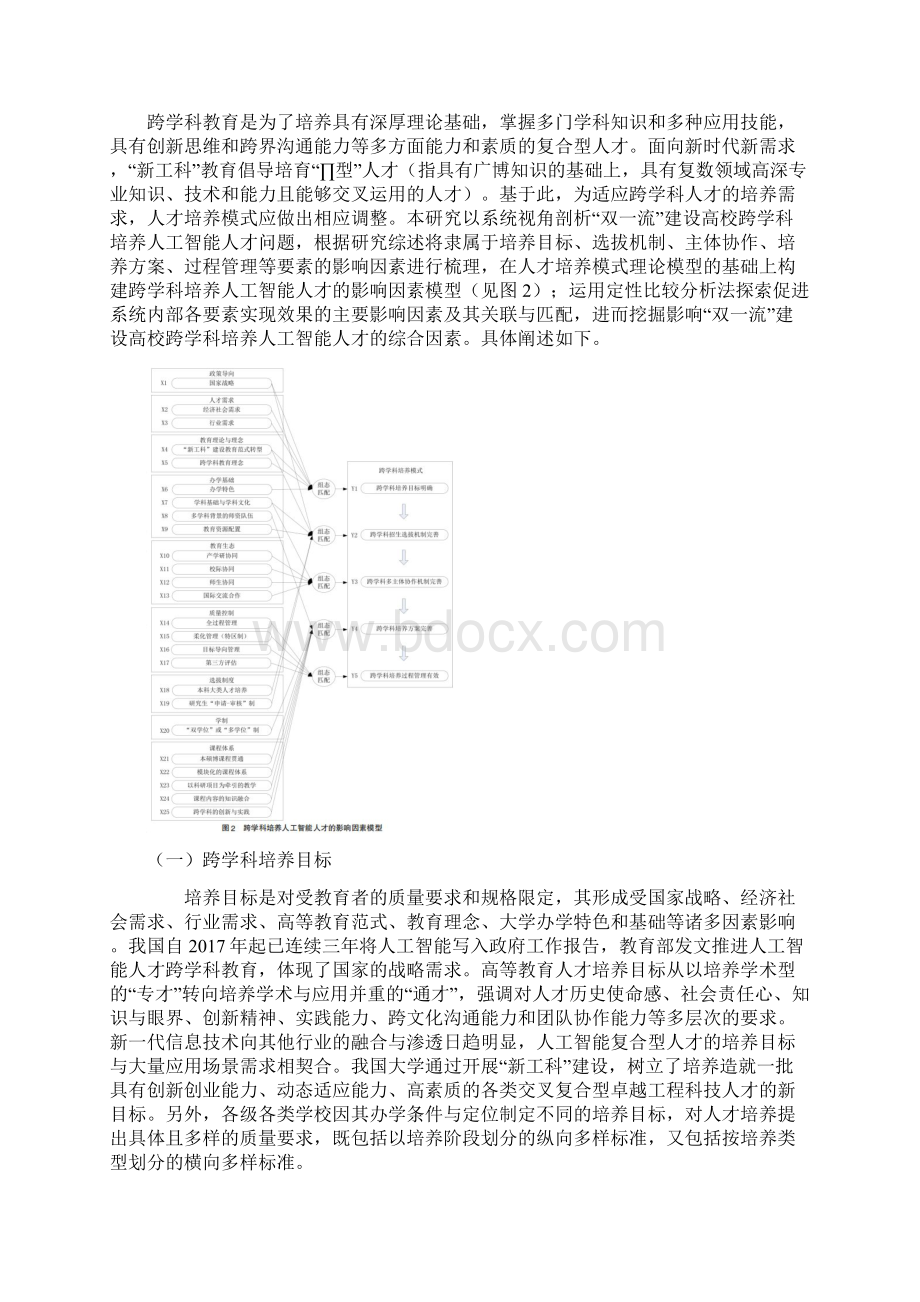 双一流建设高校面向新兴交叉领域跨学科培养人才研究.docx_第2页