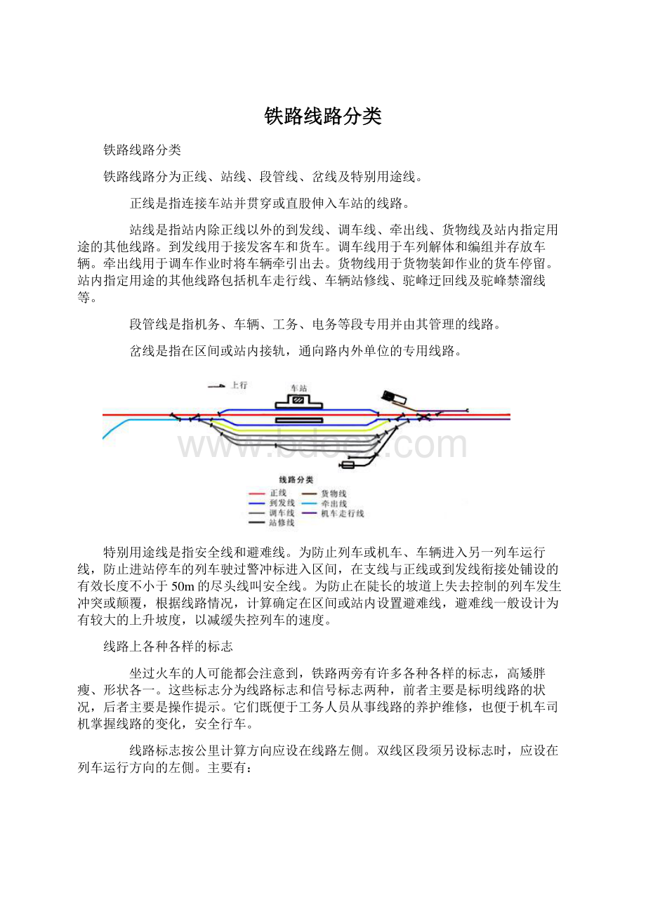 铁路线路分类.docx_第1页