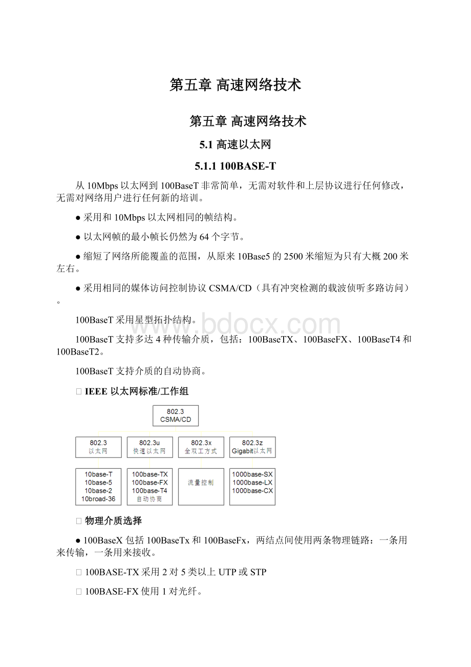 第五章 高速网络技术.docx