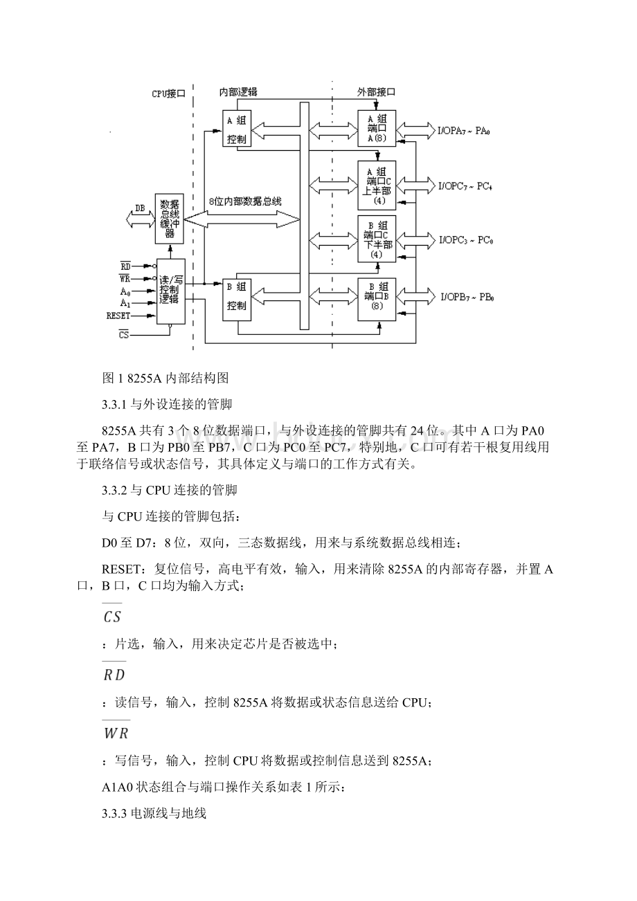 计算机毕业设计微机原理并行打印机控制.docx_第3页