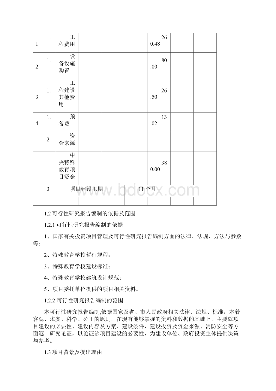 xx县特殊教育学校项目可行性研究报告.docx_第2页