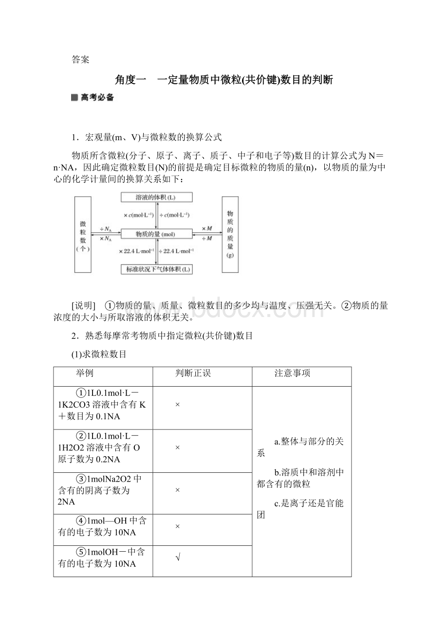 高考化学选择题专题突破阿伏伽德罗常数word学生版118.docx_第2页