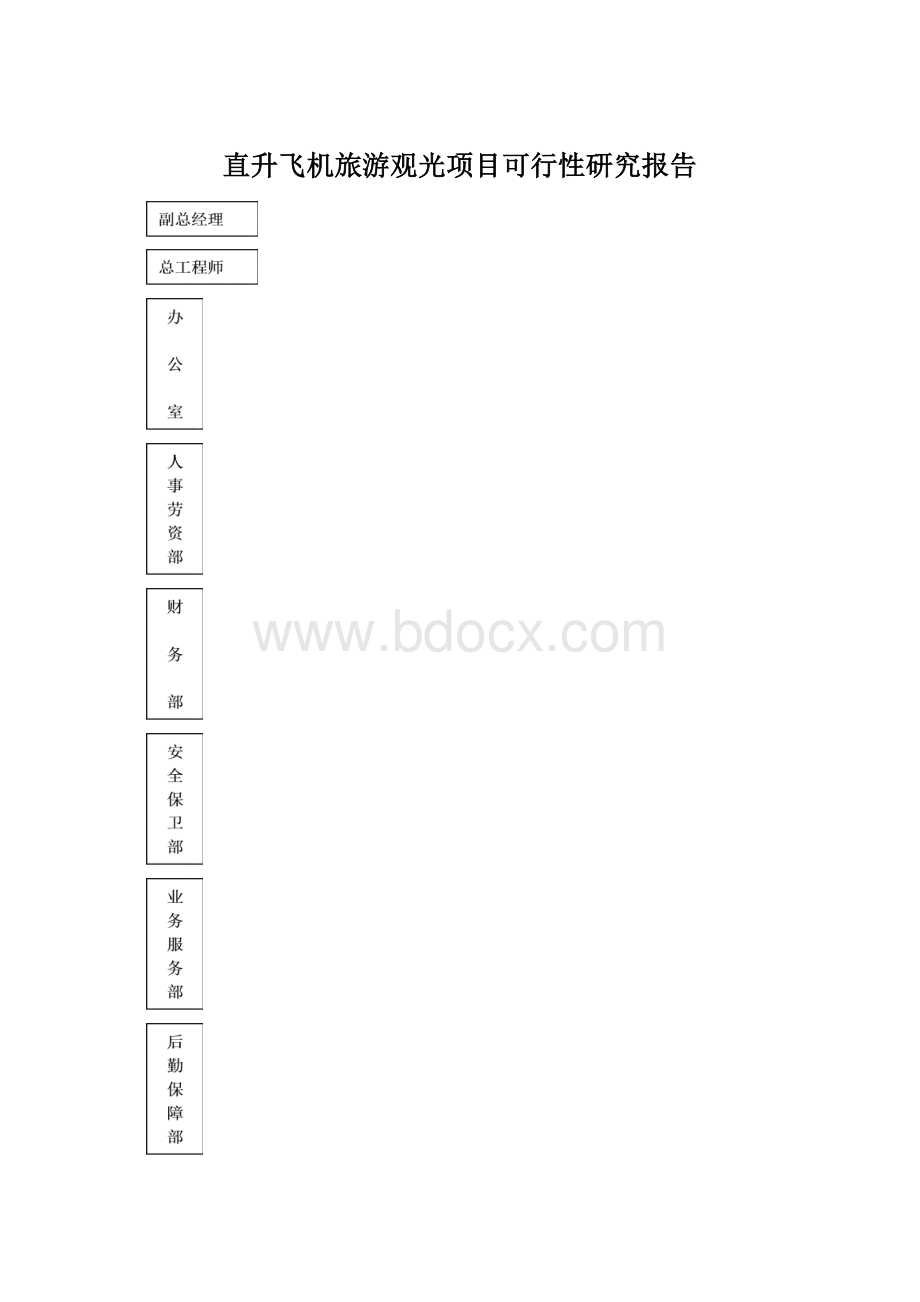 直升飞机旅游观光项目可行性研究报告.docx