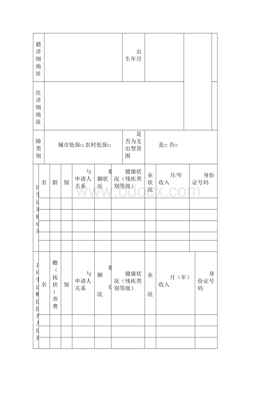 最低生活保障审新申请资料仅供参考Word格式.docx_第3页