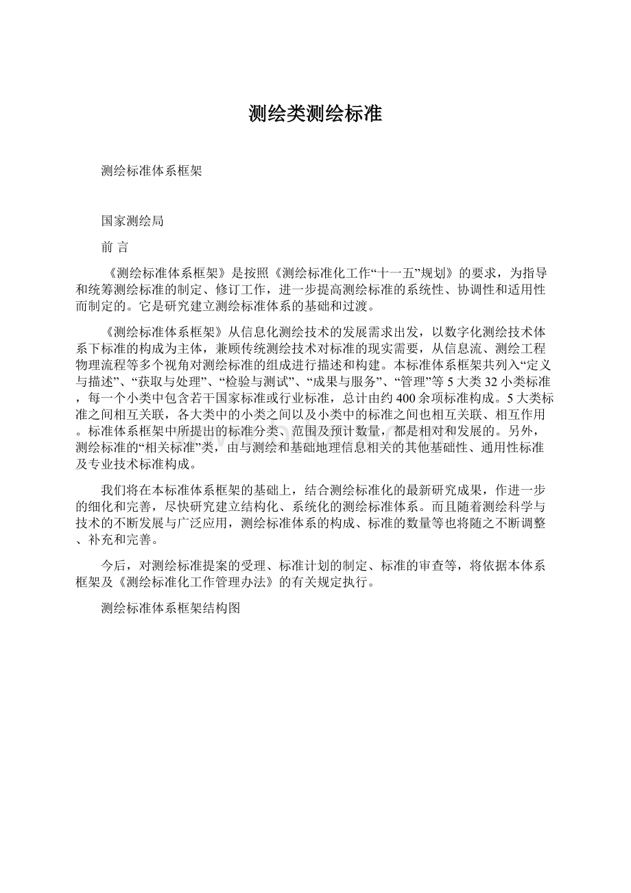 测绘类测绘标准文档格式.docx_第1页