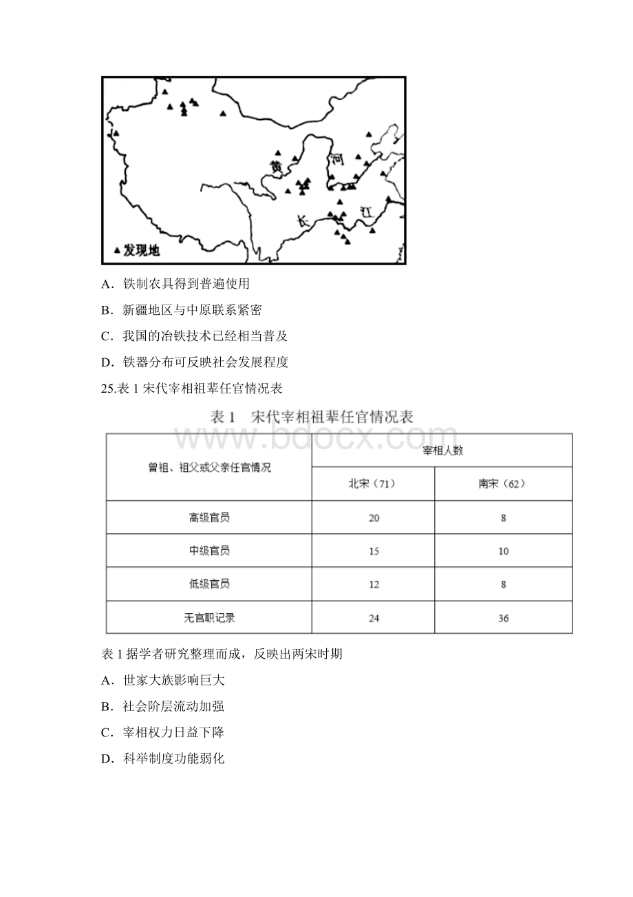 高考全国三卷文综历史试题和答案解析.docx_第2页