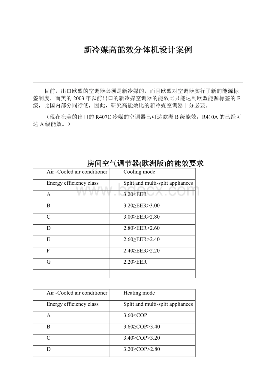 新冷媒高能效分体机设计案例.docx_第1页