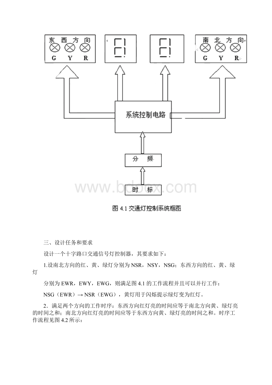 电气电子毕业设计97交通信号灯控制逻辑电路设计报告.docx_第2页