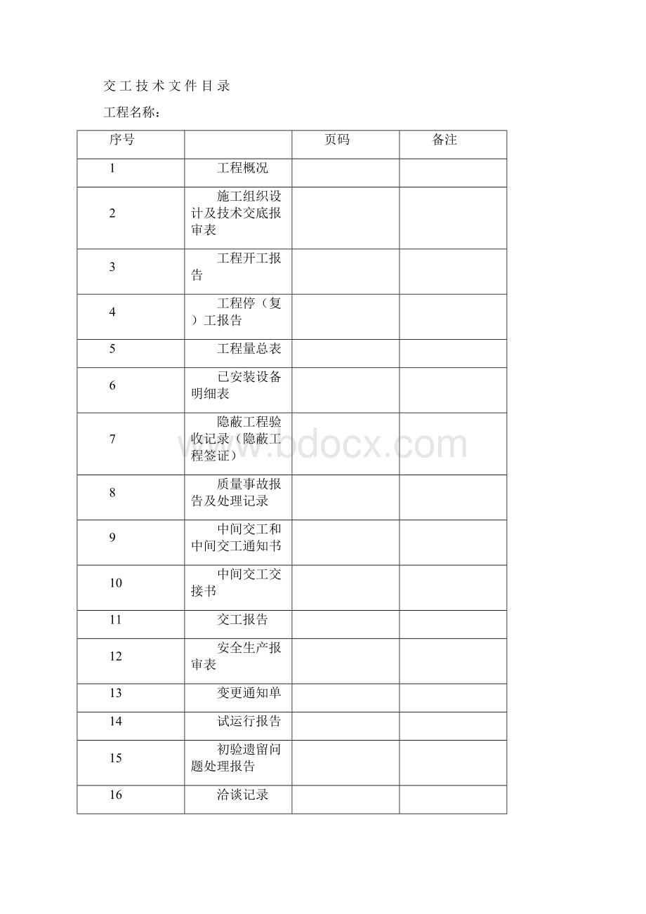 通信工程竣工资料文件通用版.docx_第2页