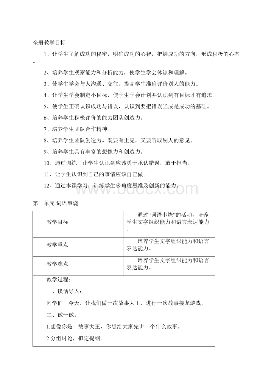 五年级下成功训练全册正式教案.docx_第2页