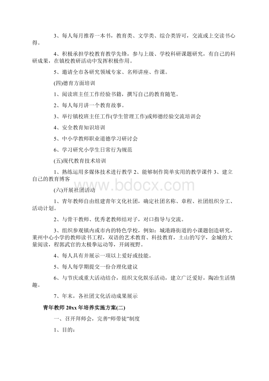 青年教师培养实施方案.docx_第2页