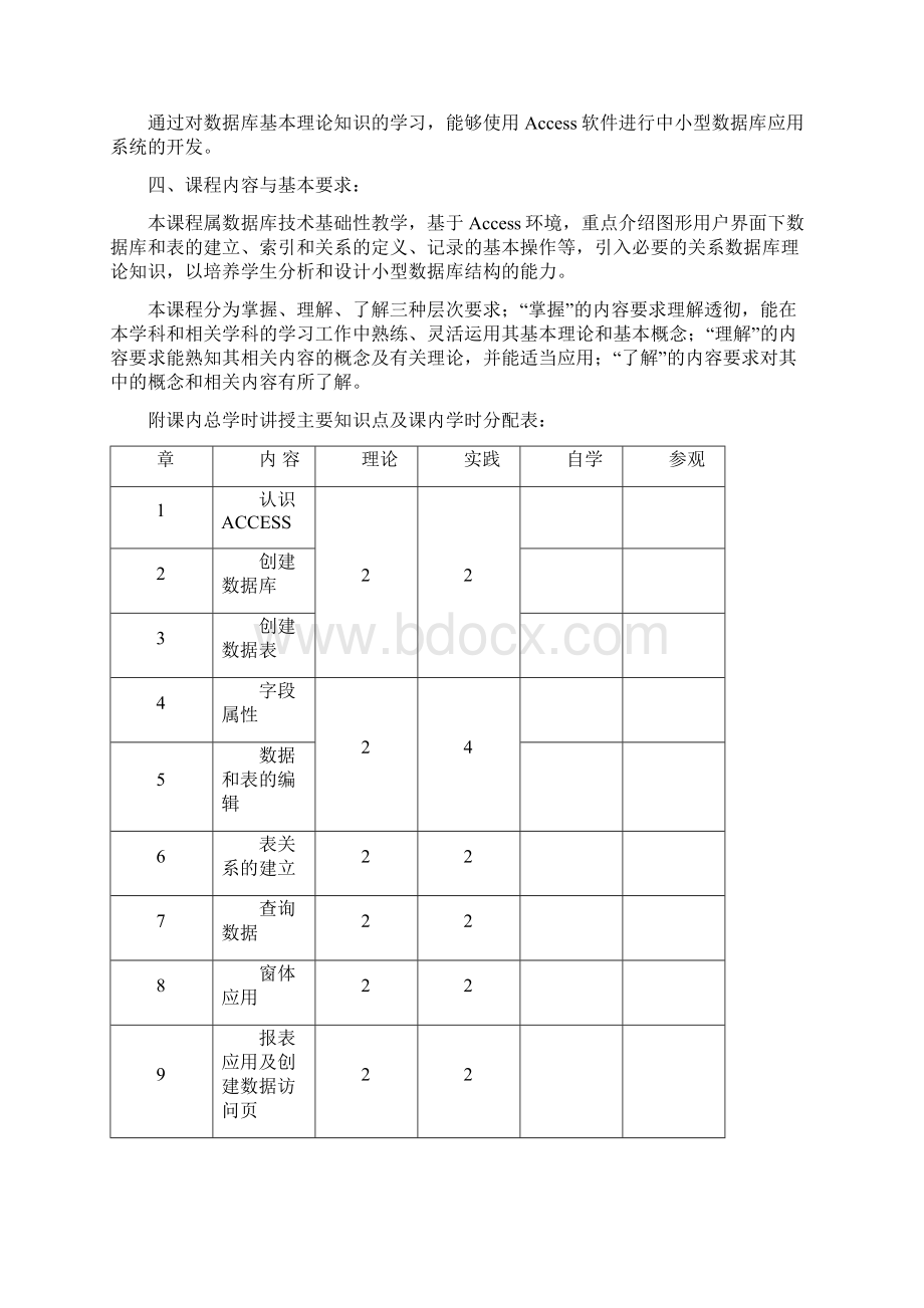 Access数据库课程标准.docx_第2页