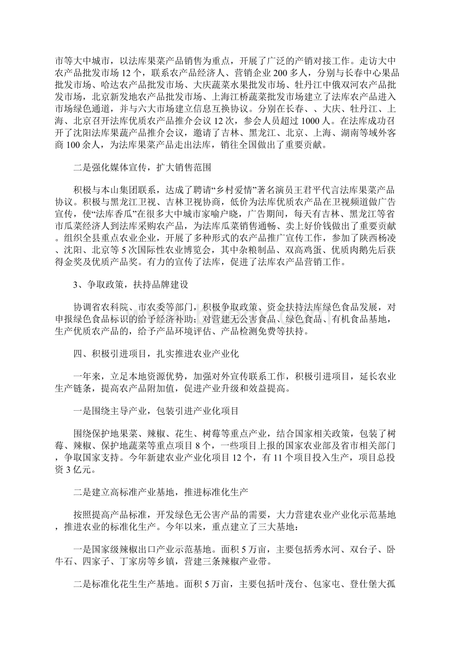 XX年农经局局长述职报告.docx_第2页