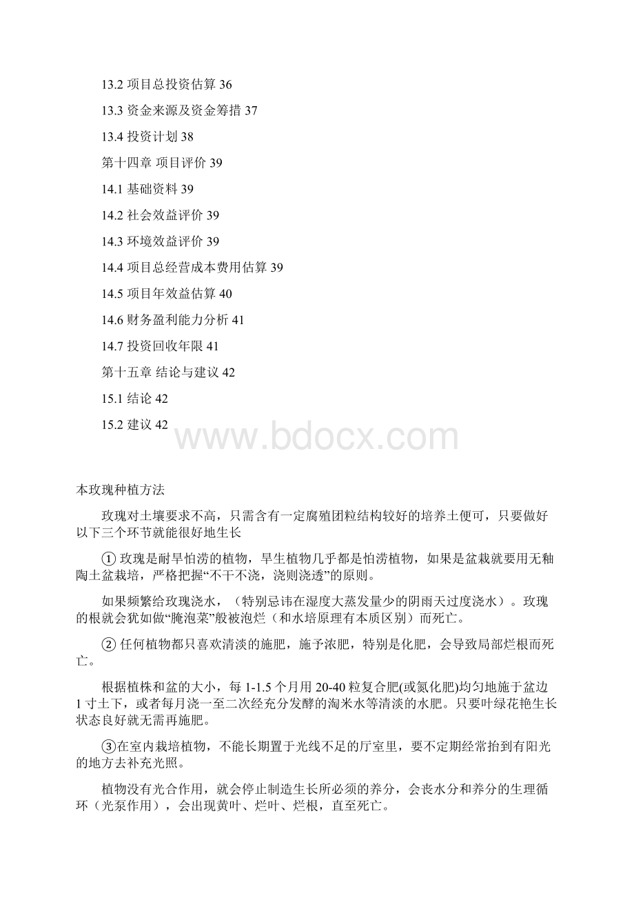 玫瑰种植基地及深加工项目可行性研究报告Word格式文档下载.docx_第3页