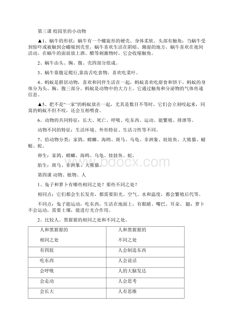 苏教版小学三年级科学上册复习资料DOC.docx_第3页