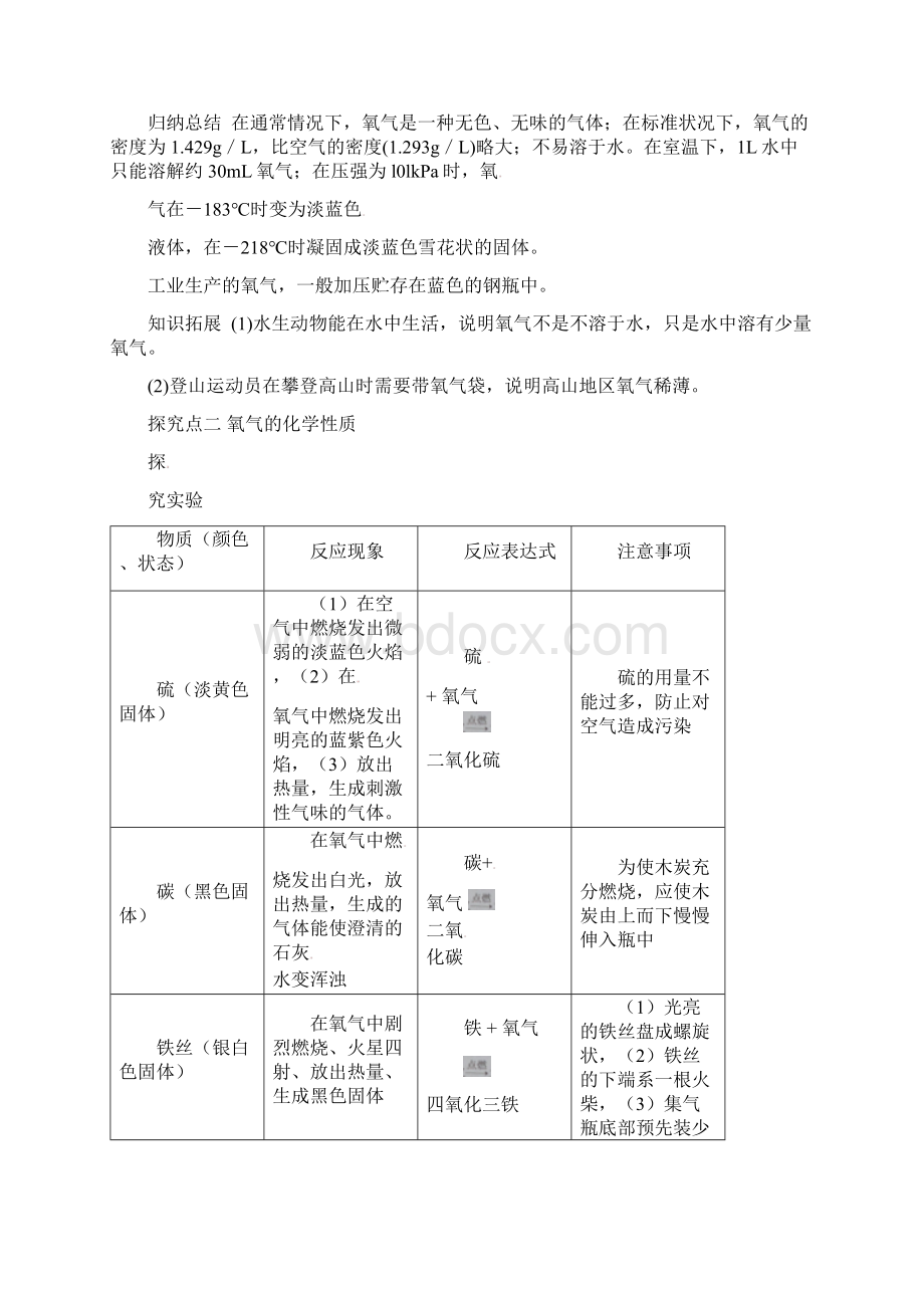 九年级化学上册第二单元课题2氧气教案.docx_第2页