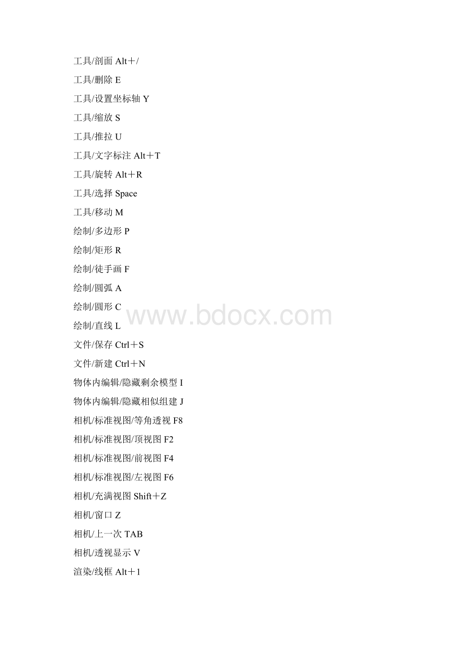 SU快捷键大全快捷键大全Word下载.docx_第2页