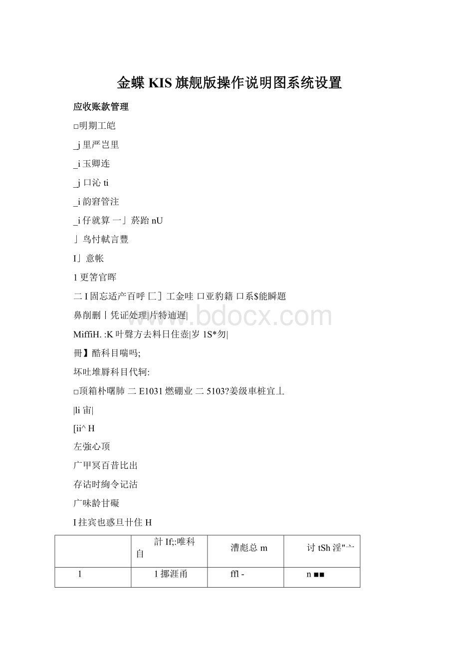 金蝶KIS旗舰版操作说明图系统设置Word格式.docx_第1页