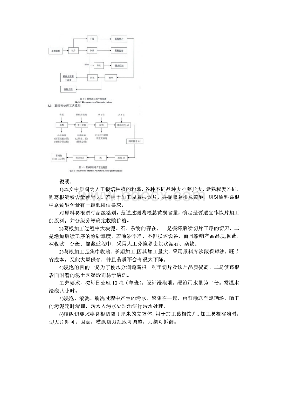 葛根加工厂的产品方案及工艺流程Word文件下载.docx_第2页