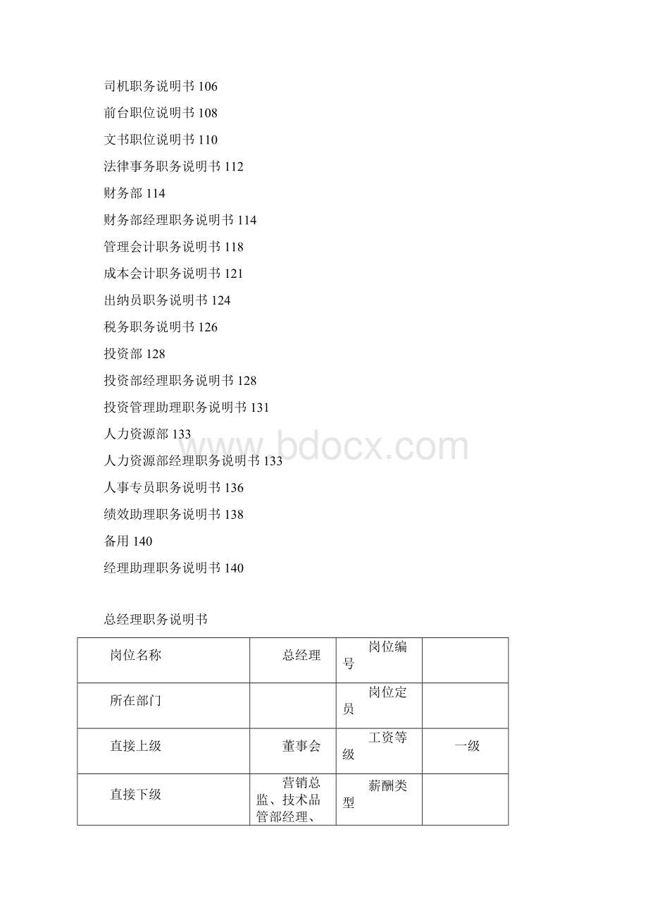 企业岗位说明书范本全集Word文档格式.docx_第3页