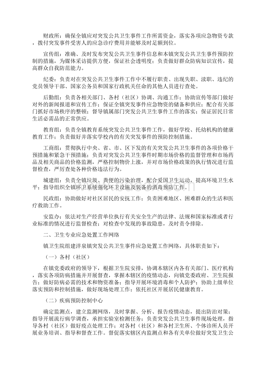 镇突发公共卫生事件应急预案.docx_第3页