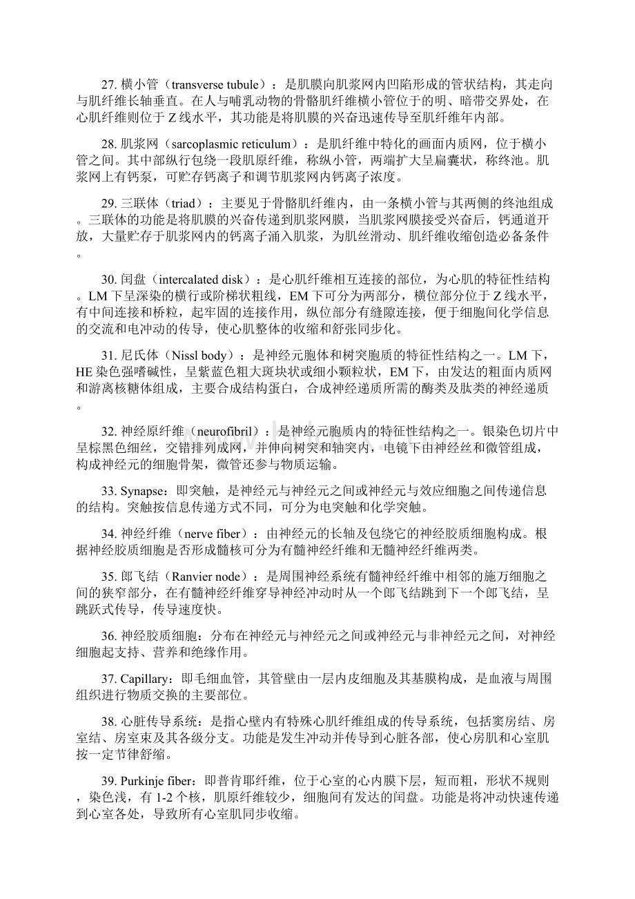 组织学与胚胎学重点名词解释Word文档下载推荐.docx_第3页