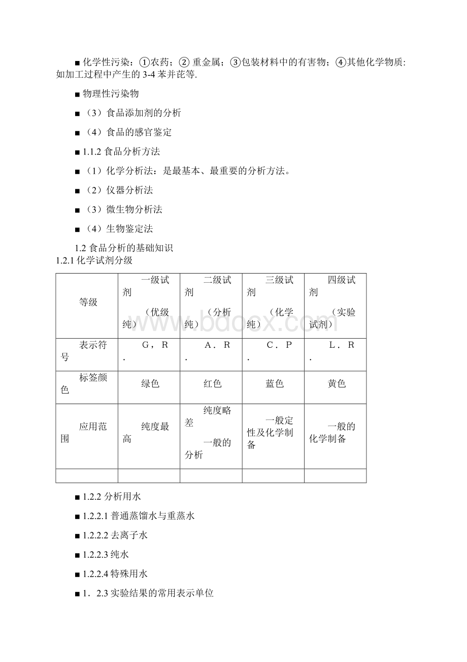 食品分析检验Word格式文档下载.docx_第2页