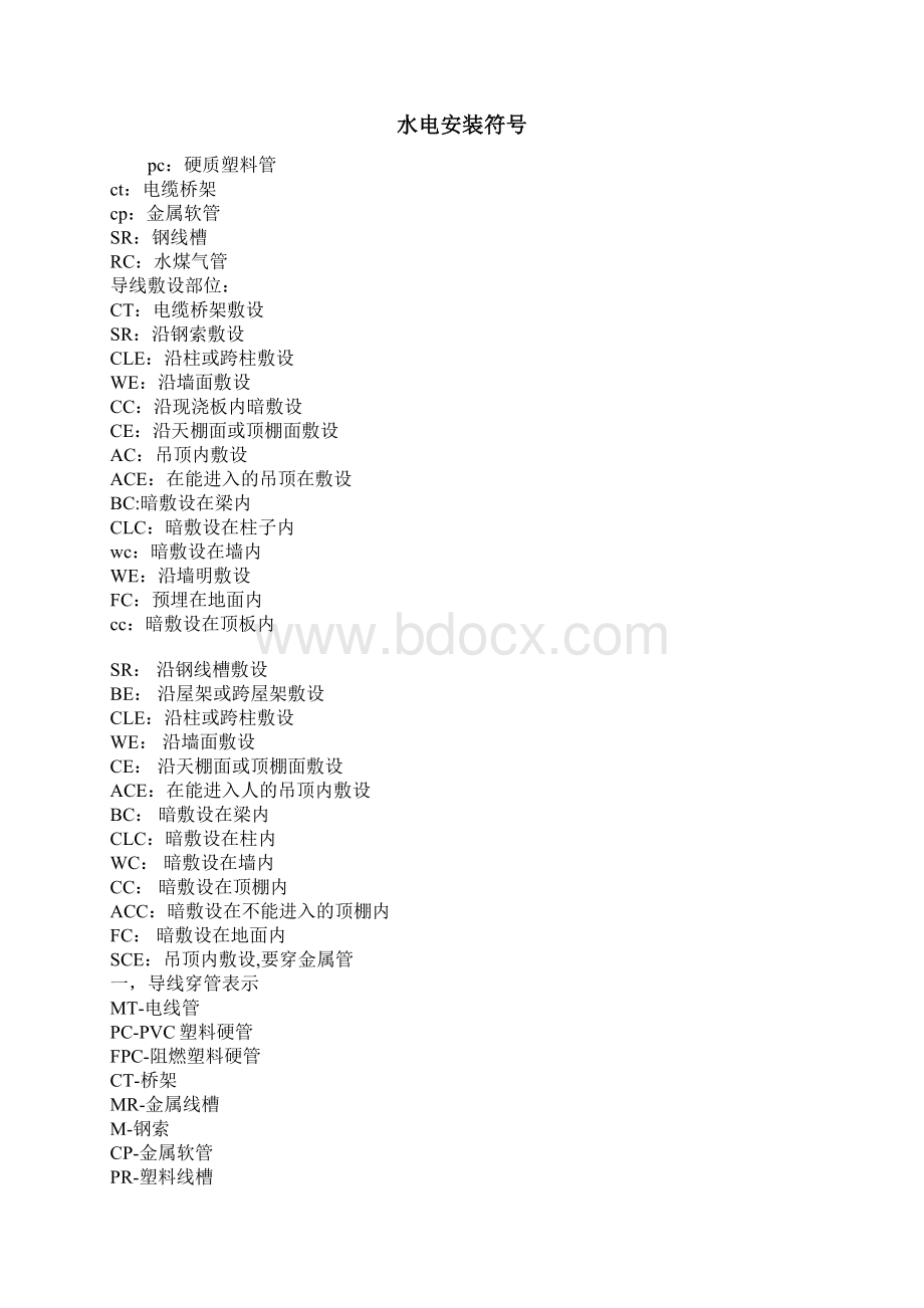 水电图纸符号图表图例说明解释之欧阳育创编Word文档格式.docx_第2页