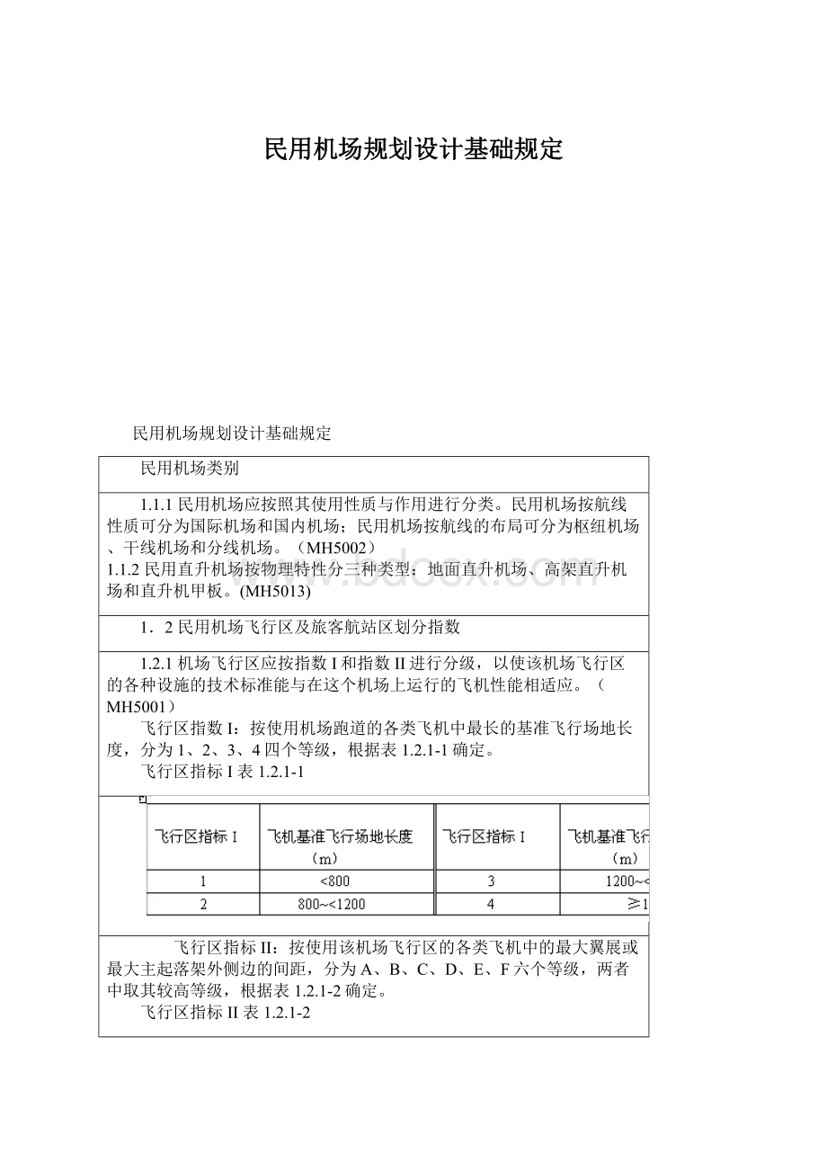 民用机场规划设计基础规定.docx_第1页