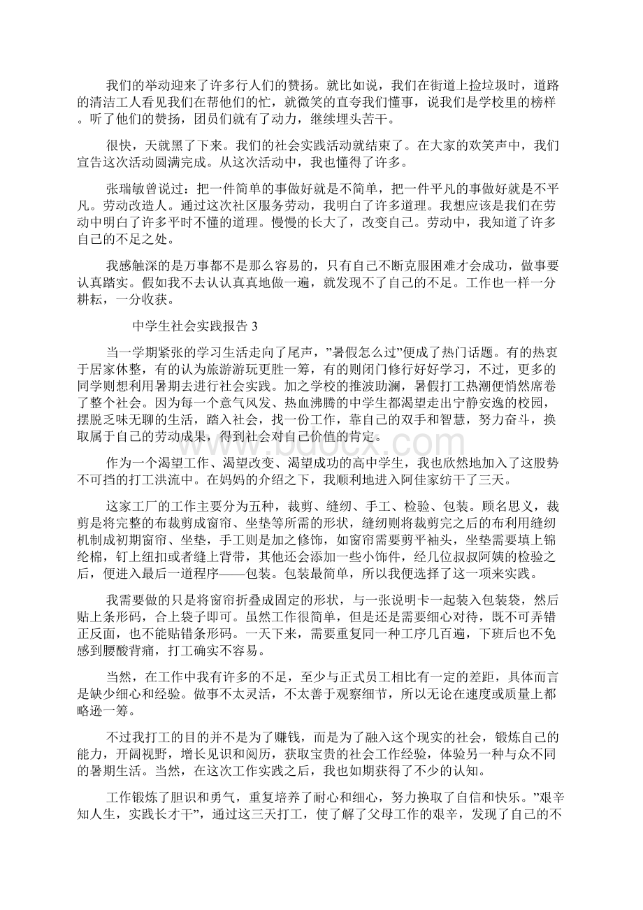 热门篇关于中学生社会实践报告分析总结.docx_第3页