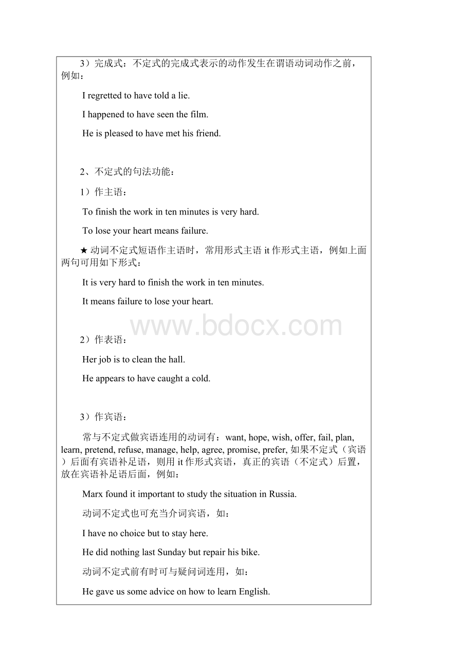 不定式和动名词用法复习.docx_第2页