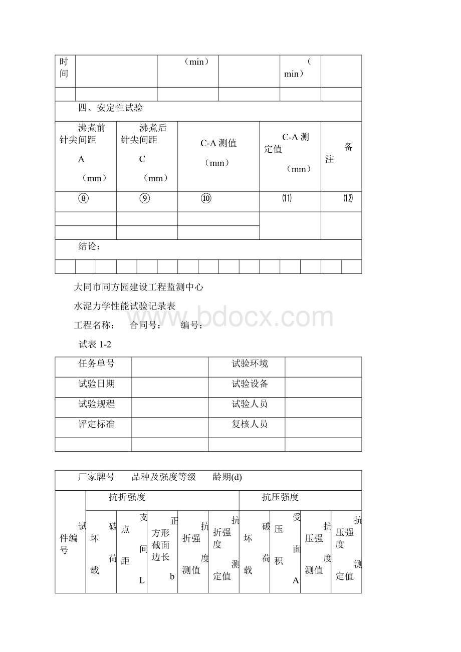 120水泥混凝土试验记录表.docx_第2页