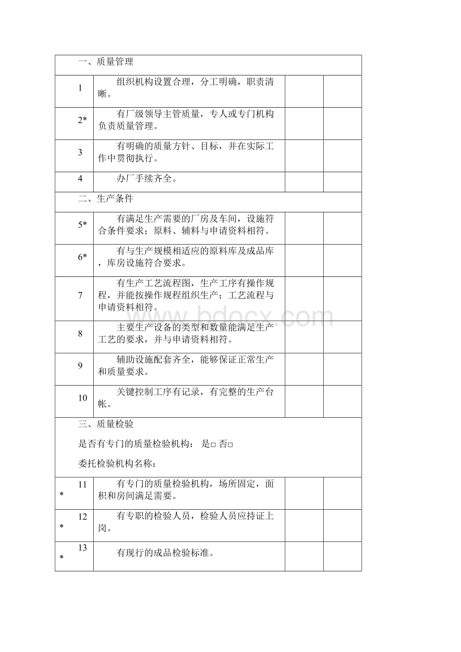 肥料生产企业考核表完整Word格式文档下载.docx_第2页