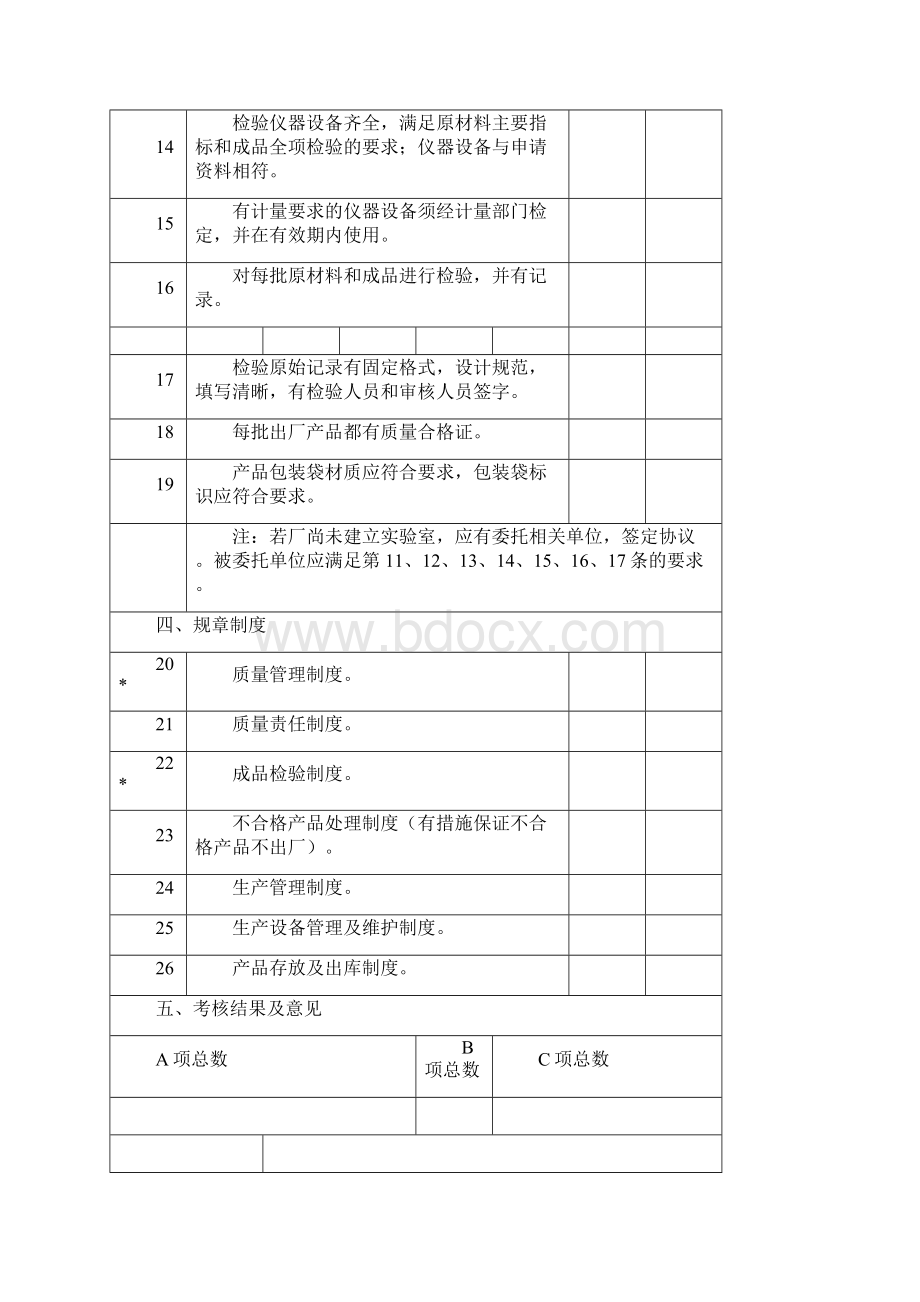 肥料生产企业考核表完整Word格式文档下载.docx_第3页