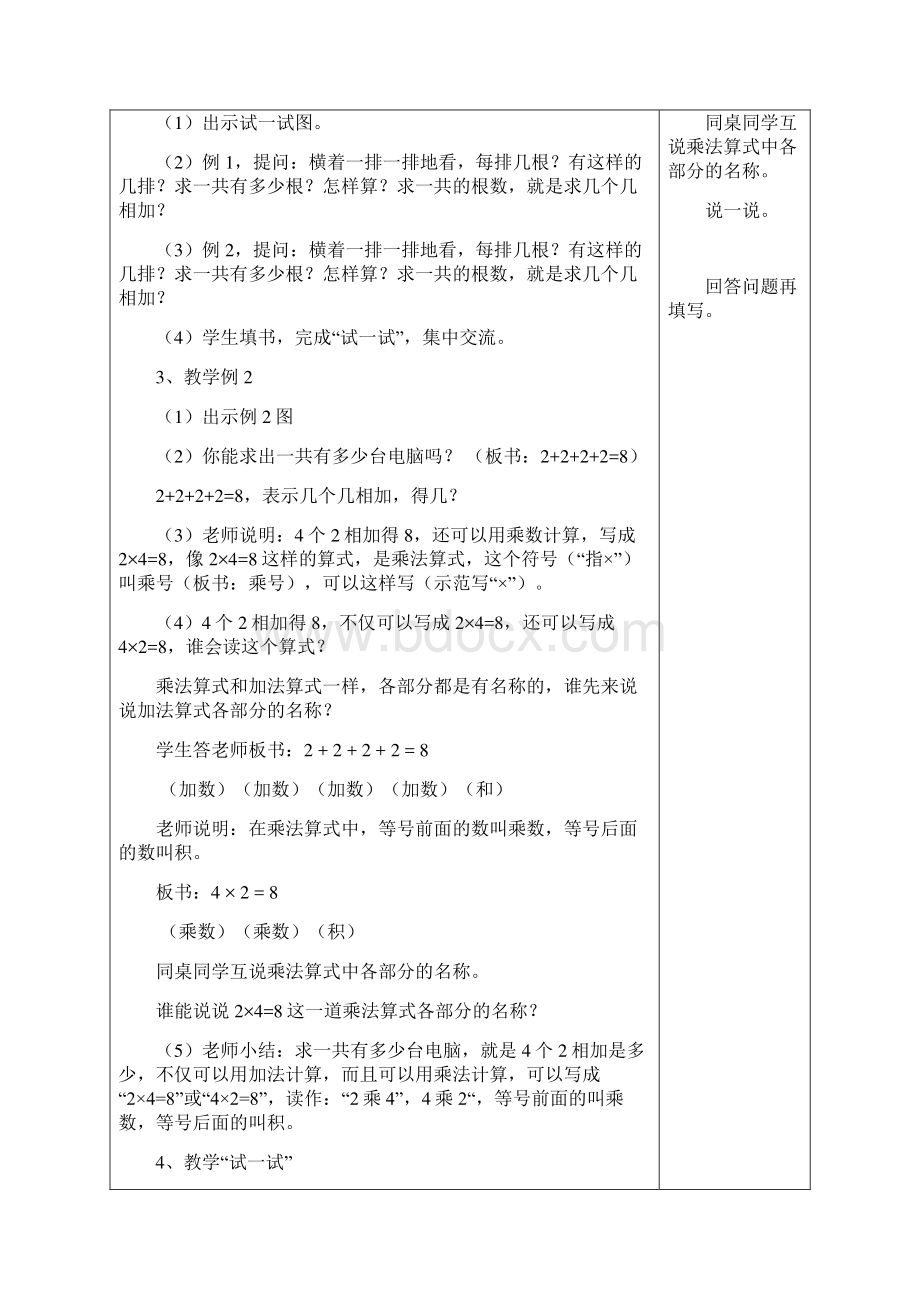 二年级上册数学教案苏教版小学二年级.docx_第2页