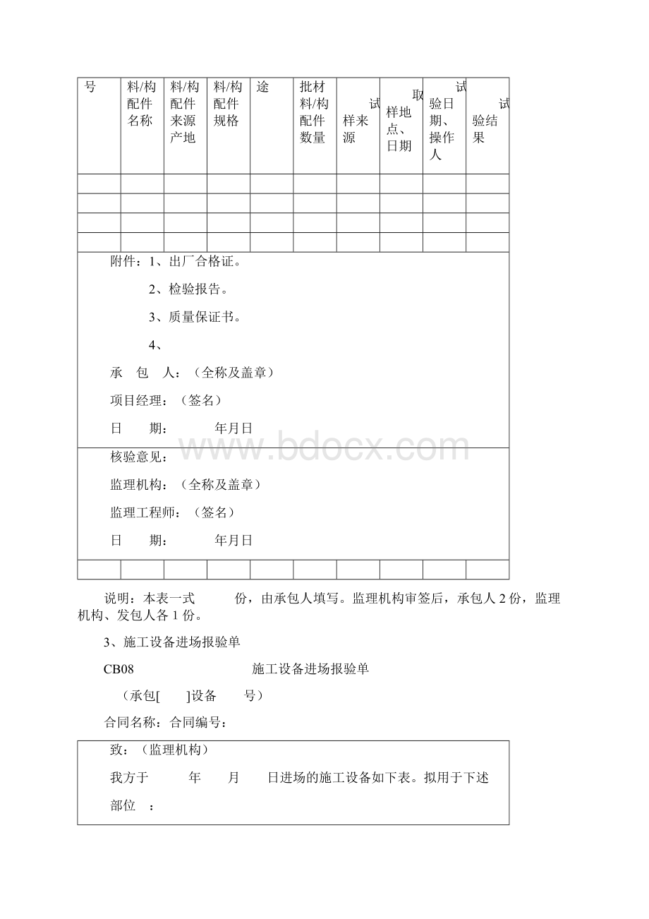 水利工程施工资料表格及文件汇总Word格式.docx_第3页