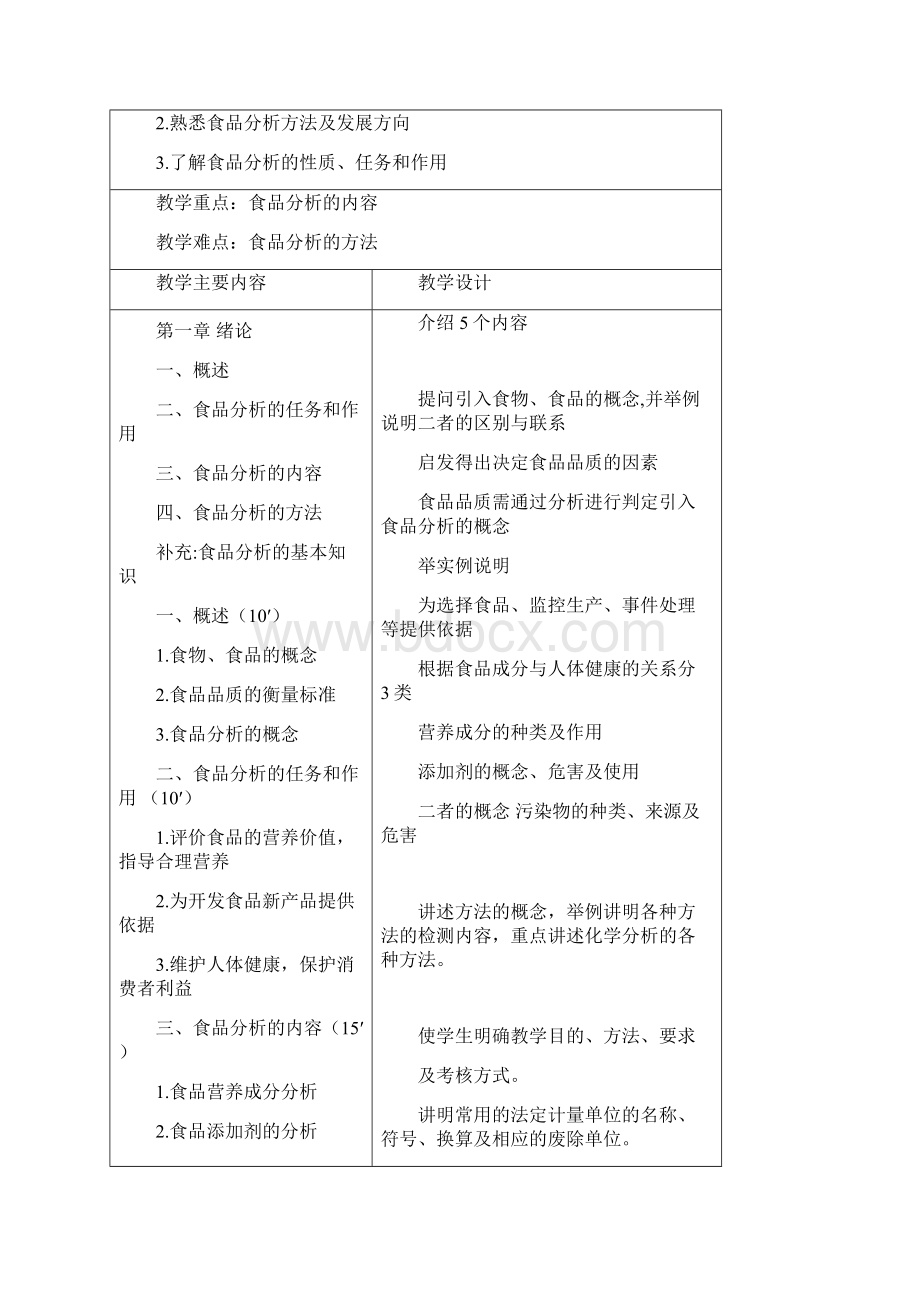 食品分析教案1全部.docx_第2页