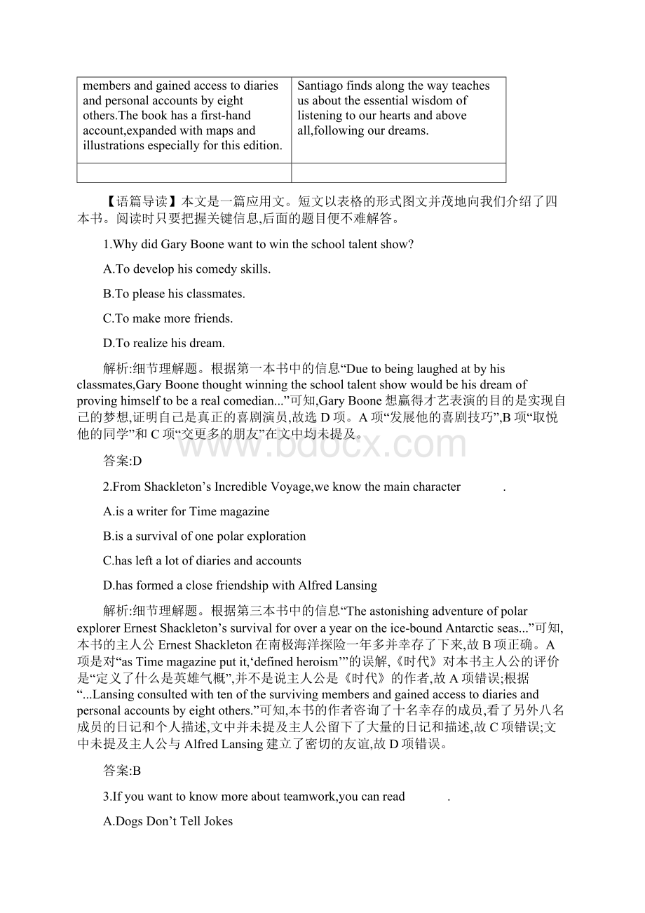 新课标届高考英语二轮复习 攻关篇 专题二 应用广告类.docx_第2页