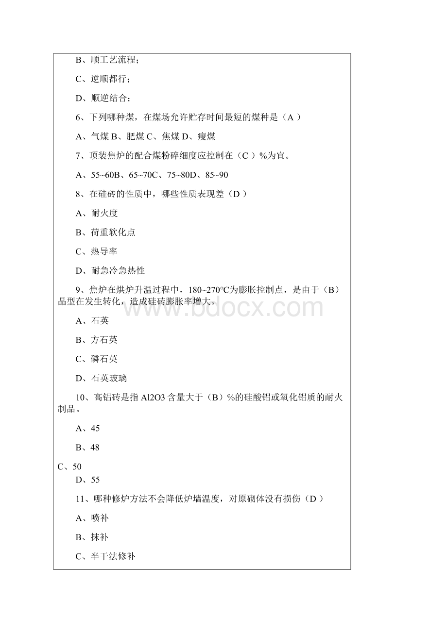 炼焦试题2Word格式文档下载.docx_第2页