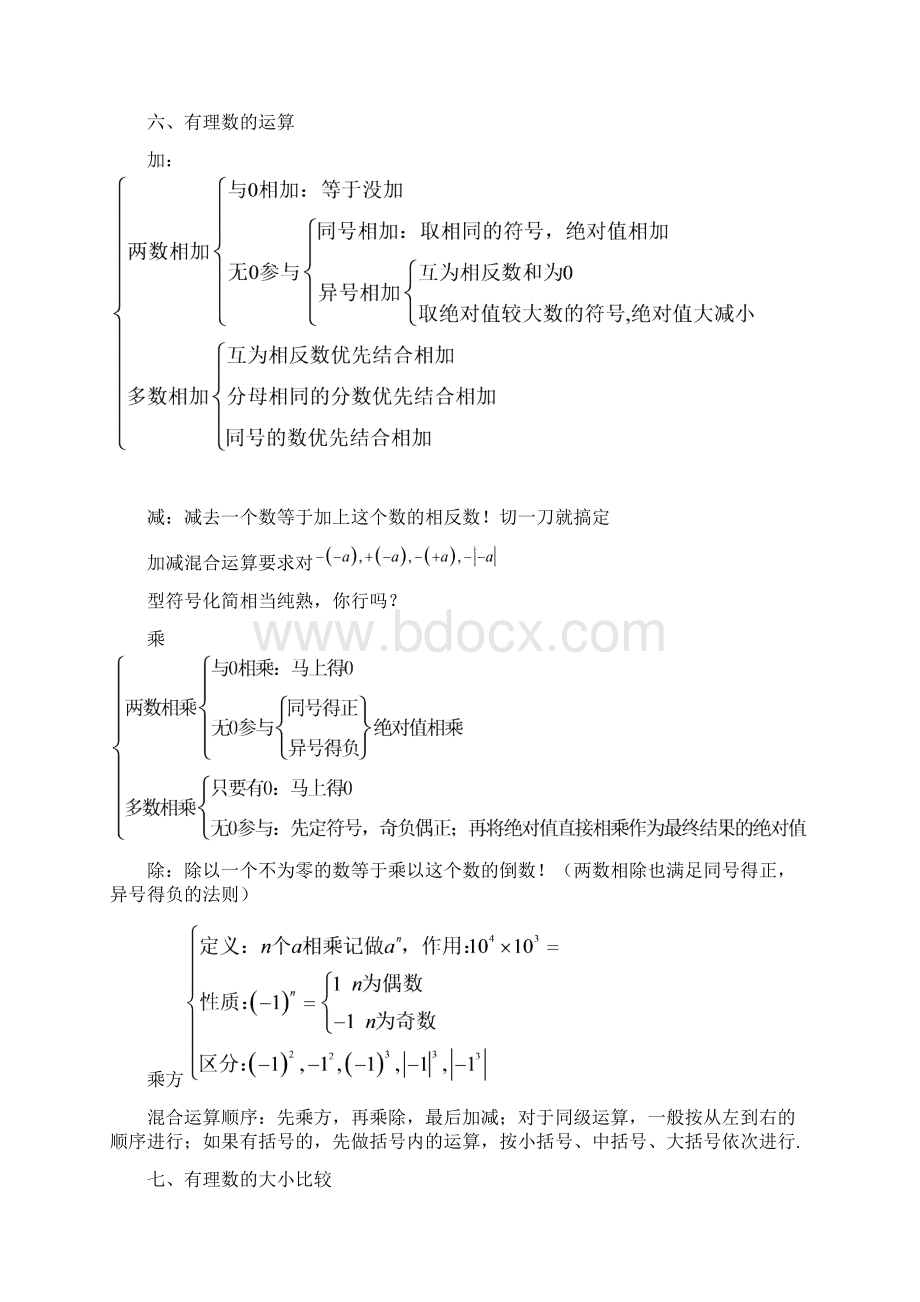 最新人教版初一数学知识点大全Word格式文档下载.docx_第3页