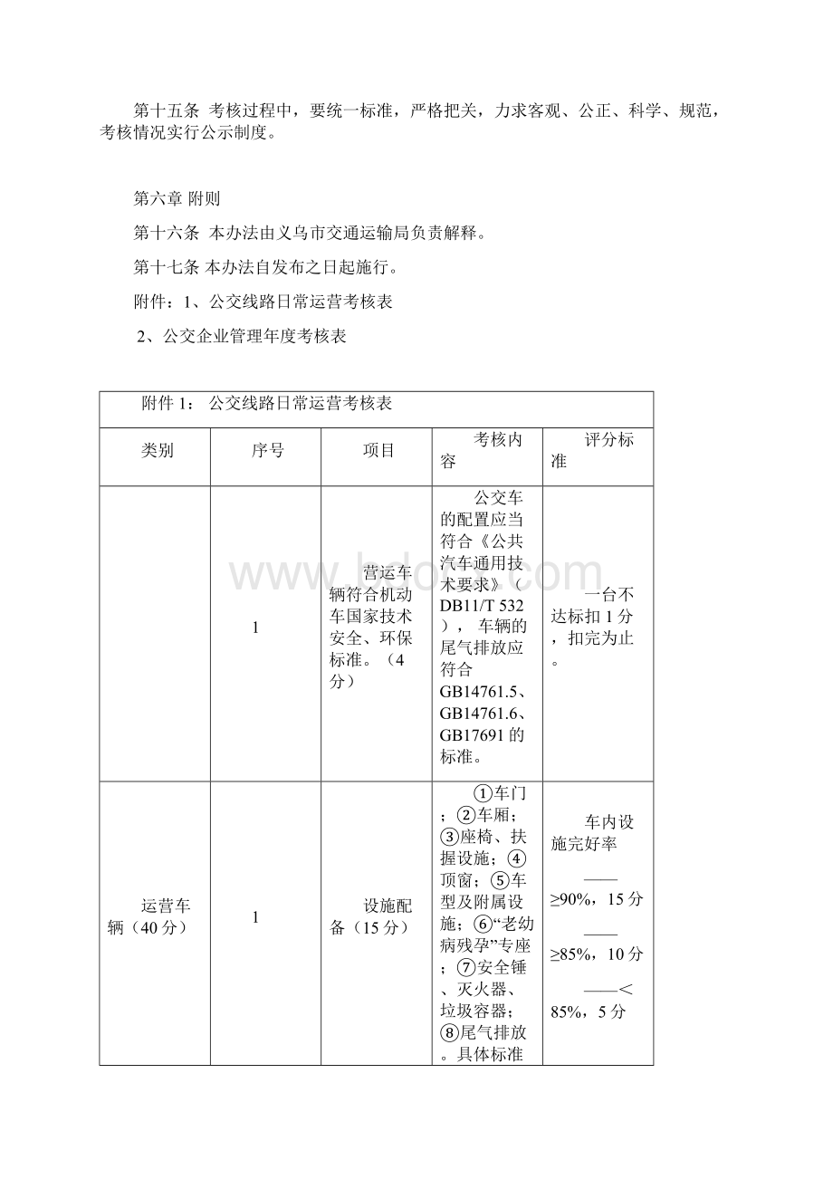 义乌市公共交通企业服务质量考核办法.docx_第3页