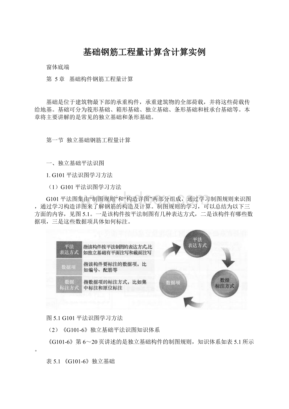 基础钢筋工程量计算含计算实例Word下载.docx